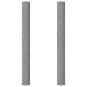 vidaXL Non-slip Painter Fleeces 2 pcs 5 m 220 g/m&sup2; Grey