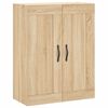 vidaXL Highboard Sonoma Oak 69.5x34x180 cm Engineered Wood