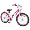 vidaXL Kids Bike 18'' for 5-7 Years Old Dark Pink