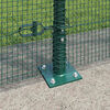 vidaXL Fence Post Green 25 x 1.5 m (12 x 12 mm mesh) Steel