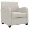 vidaXL Armchair Oatmeal Velvet