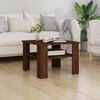 vidaXL Coffee Table Brown Oak 60x60x42 cm Engineered Wood