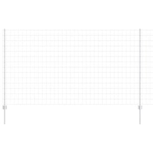vidaXL Welded Wire Fence 10 x 1.4 m (W x H) Hot-Dip Galvanised Steel