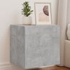 vidaXL TV Wall Cabinet with LED Lights Concrete Grey 40.5x35x40 cm