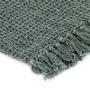 vidaXL Throw Cotton 160x210 cm Dark Green