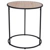House Nordic Side Table Johanna 40 cm Round Natural and Black
