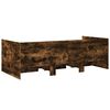 vidaXL Daybed with Drawers without Mattress Smoked Oak 90x200 cm