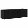 vidaXL TV Cabinet Set Wall-mounted 9 pcs Black Oak Engineered Wood