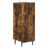 vidaXL Bathroom Storage Cainet ZWOLLE Smoked Oak 30 x 31 x 79.5 cm