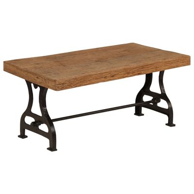 vidaXL Coffee Table Solid Reclaimed Wood 100x60x40 cm