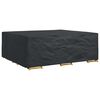 vidaXL Furniture Cover Plain Black 300 x 250 x 100 cm 600D