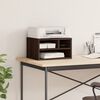 vidaXL Printer Stand Brown Oak 40x32x22,5 cm Engineered Wood