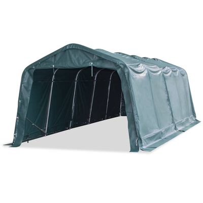 vidaXL Removable Livestock Tent PVC 550 g/m² 3.3x8 m Dark Green