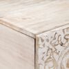 vidaXL Coffee Table White 100 x 54 x 40 cm Solid Mango Wood