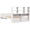 vidaXL Bookcase Bed without Mattress White 120x200cm Solid Wood Pine