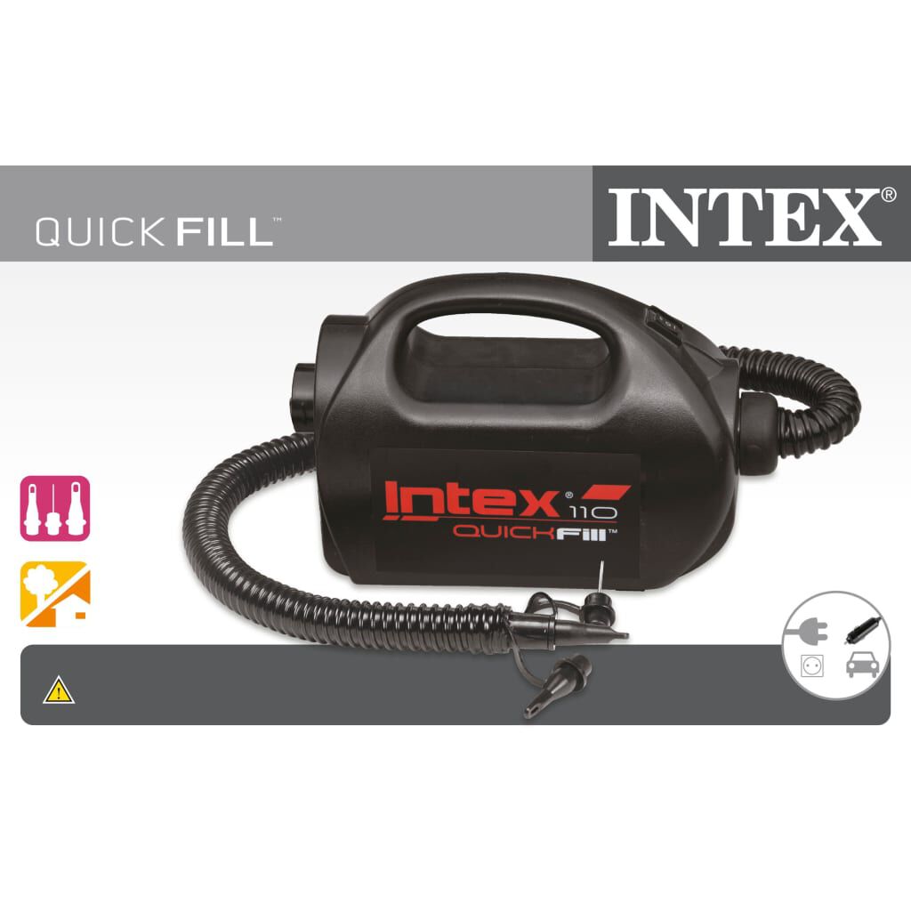 Intex Electric Air Pump Quick Fill High PSI 220 240 V 68609