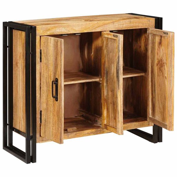 vidaXL Sideboard Brown 80 x 33 x 70 cm Solid mango wood