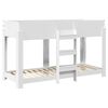 vidaXL Bunk Bed for Kids White 80 x 190 cm Engineered Wood