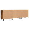 vidaXL TV Cabinet Smoked Oak 150x30x50 cm Engineered Wood