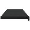 vidaXL Window Sill Black with Wood Grain 100 x 30 x 4.5 cm PVC