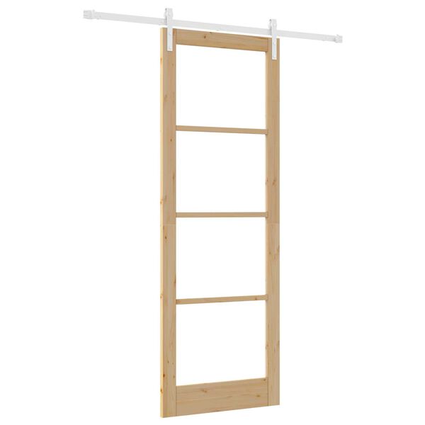 vidaXL Sliding Door ORKDAL Natural 83 x 232 cm