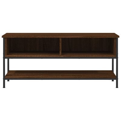 vidaXL TV Cabinet Brown Oak 100x35x45 cm Engineered Wood