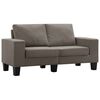 vidaXL Sofa Taupe 2-Seater Fabric
