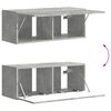 vidaXL TV Wall Cabinet Set Wall-mounted 6 pcs Concrete Grey