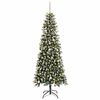vidaXL Artificial Christmas Tree with 300 LEDs with Stand Green 240 cm