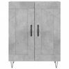 vidaXL Highboard Concrete Grey 69.5x34x180 cm Engineered Wood