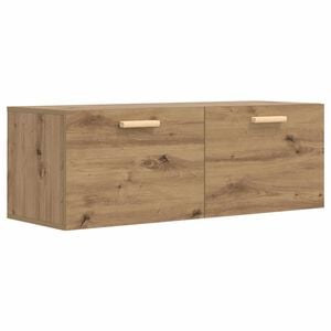 vidaXL Wall Cabinet 100 x 36.5 x 35 cm Engineered Wood Artisan oak