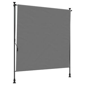 vidaXL Outdoor Roller Blind Light Grey 150 x 270 cm