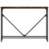 vidaXL Console Table Smoked Oak 102x22.5x75 cm Engineered Wood