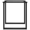 vidaXL Dining Table Legs O-Frame 60x60x73 cm Steel