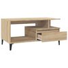 vidaXL Coffee Table Sonoma Oak 90x49x45 cm Engineered Wood