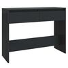 vidaXL Console Table Black 100x35x76,5 cm Engineered Wood