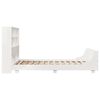 vidaXL Bed Frame without Mattress White 140x200 cm Solid Wood Pine