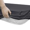 vidaXL Fitted Sheets for Waterbeds 2pcs 1.6x2m Cotton Jersey Anthracite