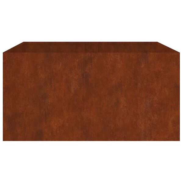 vidaXL Planter 80x80x40 cm Corten Steel