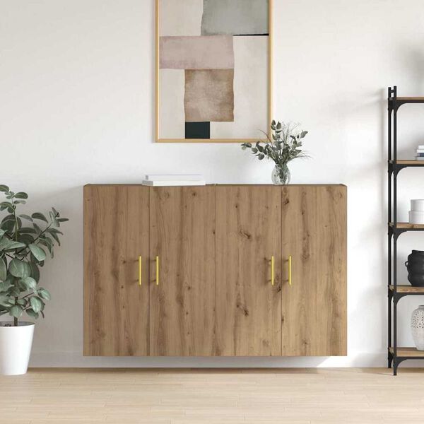 vidaXL Wall-Mounted Cabinet 2 pcs Artisan Oak 69.5 x 34 x 90 cm