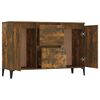 vidaXL Sideboard Smoked Oak 102x35x70 cm Engineered Wood