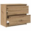 vidaXL TV Cabinet Artisan Oak 60x35x54 cm Engineered Wood
