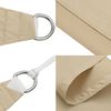 vidaXL Sunshade Sail Oxford Fabric Triangular 4.5x4.5x4.5 m Beige