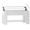 vidaXL Coffee Table High Gloss White 101x49x52 cm Engineered Wood
