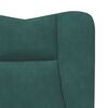 vidaXL Armchair Dark Green 63 x 67 x 94 cm Velvet