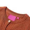 Kids' Cardigan Knitted Cognac 128