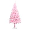 vidaXL Artificial Pre-lit Christmas Tree with Ball Set Pink 120 cm PVC
