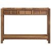 vidaXL Console Table Brown 107 x 33 x 76 cm Solid Reclaim wood