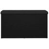 vidaXL Storage Bench Black Oak 82 x 42 x 45 cm Engineered Wood