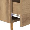 vidaXL Bedside Cabinet Artisan Oak 40 x 40 x 66 cm Engineered Wood